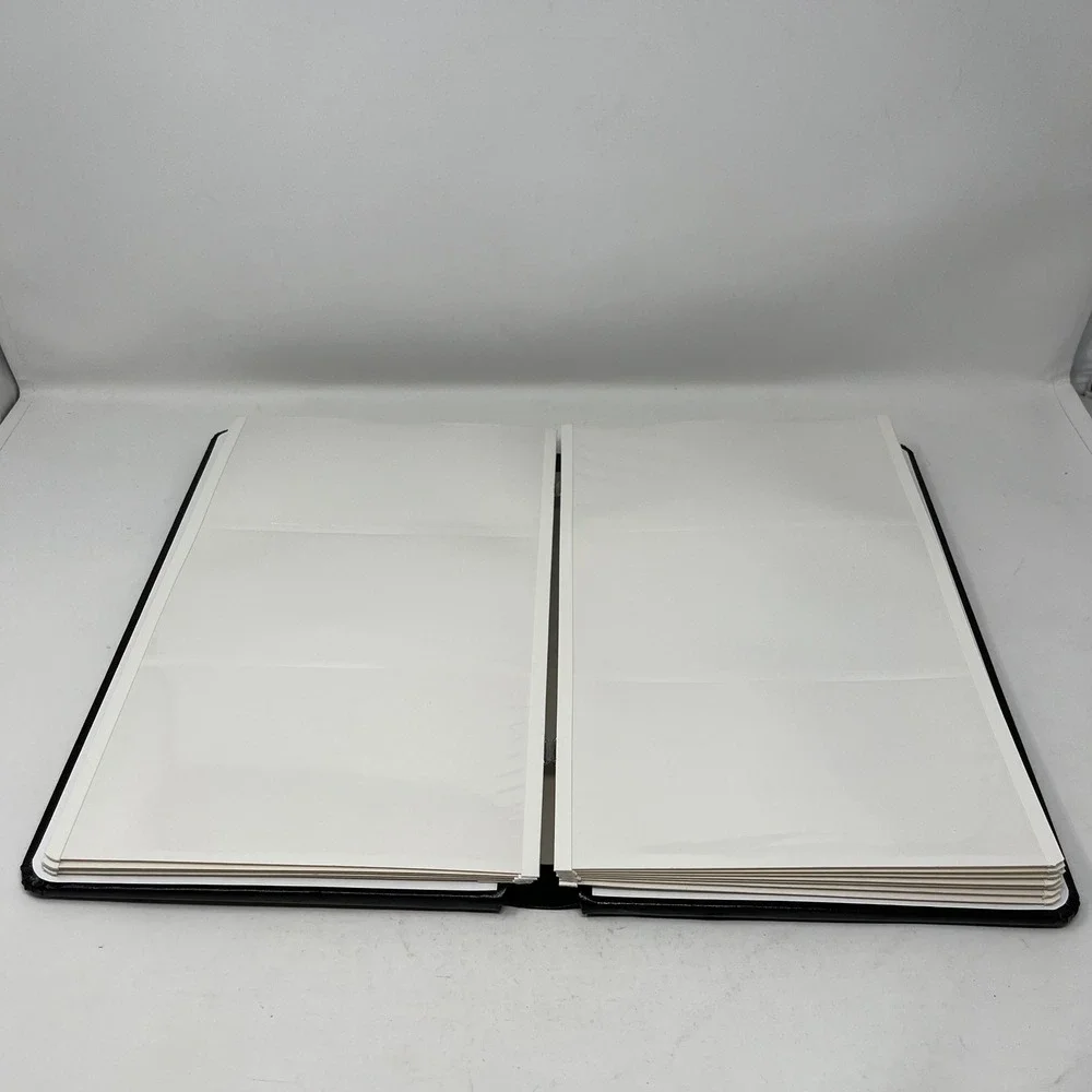 Webway Black Expandable Photo Album 4x7 Pocket Pages FW-74 Refillable Binder